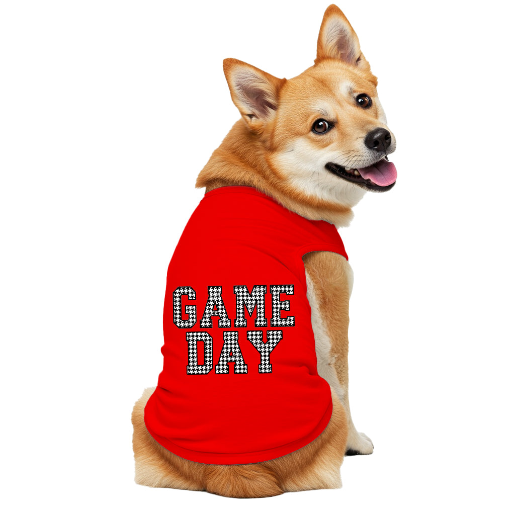 Dog Shirt | Houndstooth Game Day